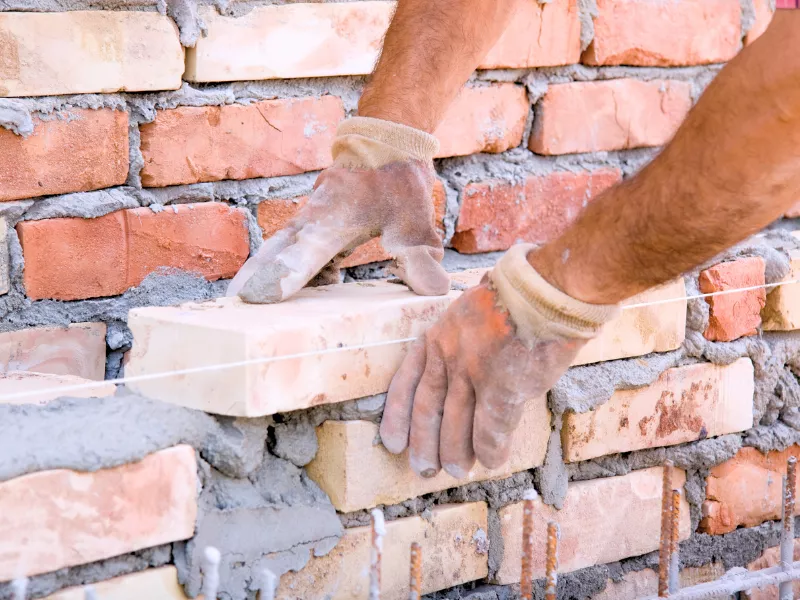 new outdoor patio masonry repairs